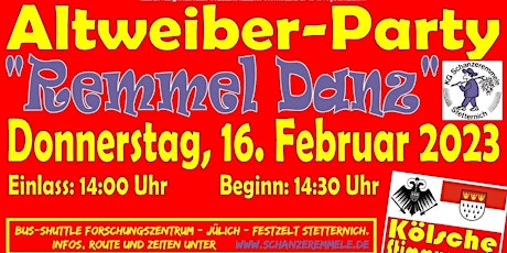 Remmel Danz - Altweiber-Party