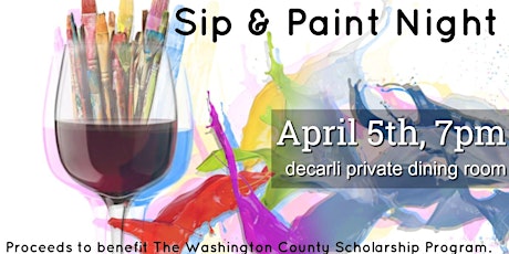 Sip & Paint Wine Glasses at decarli  primary image