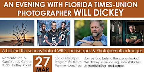 An Evening with Florida Times-Union Photojournalist Will Dickey primary image