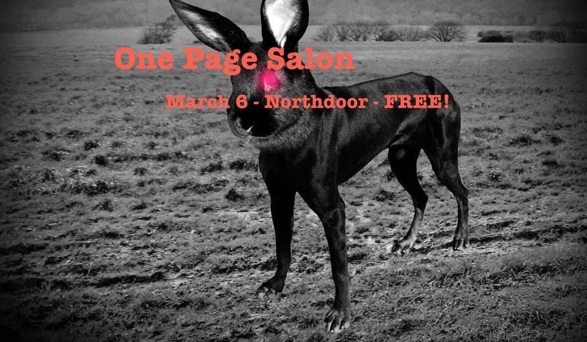 One Page Salon with Owen Egerton