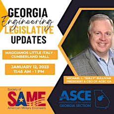 Georgia Legislative Updates | ASCE & SAME  Georgia Jan Section Meeting primary image