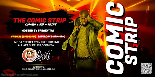 WEEKEND: The Comic Strip (Comedy + Sip & Paint)