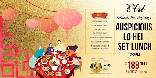 Auspicious Lo Hei Set Lunch Menu (for 6 persons) at The ART