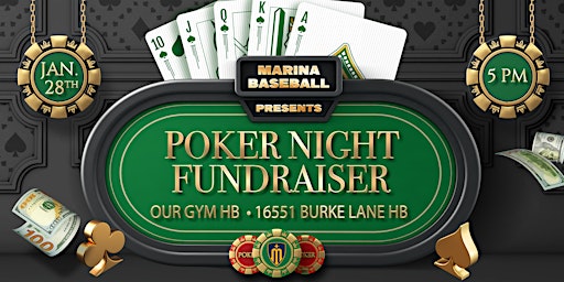 Marina Baseball Poker & Bingo Fundraiser  2023