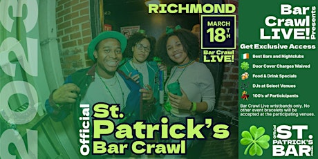 2023 Official St. Patrick's Bar Crawl Richmond, VA