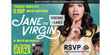 Jane The Virgin Screening + Q and A w/ Writer and Producer Valentina Garza primary image