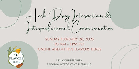 Herb-Drug Interactions and Interprofessional Communication