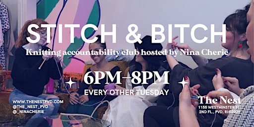 Stitch & Bitch Knitting Accountability Club