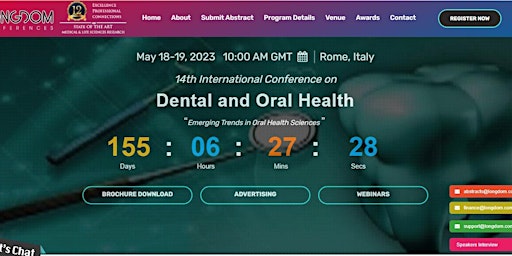 14th International Conference on Dental and Oral Health