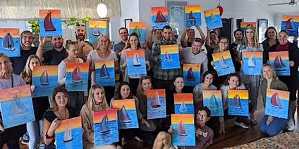 Myer Centre Paint and Sip at BYO city studio