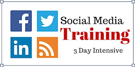 3 Day INTENSIVE Social Media Course Sydney - October 2018 primary image