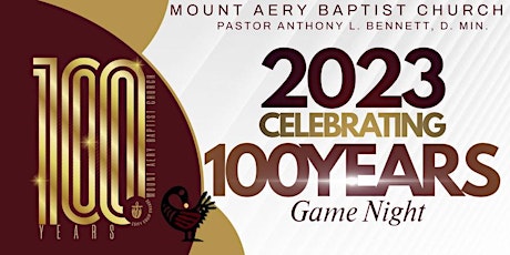 100 Year Anniversary Game Night