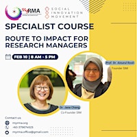 Specialist course: Route to impact for research managers