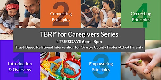 TBRI® for Caregivers - 4 Part Series Tuesdays 6-8pm on ZOOM