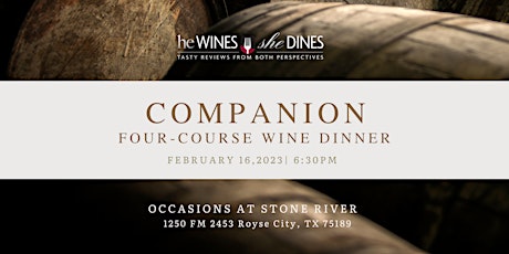 Companion Four-Course Wine Dinner