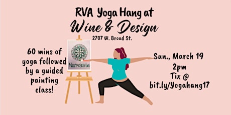RVA Yoga Hang at Wine & Design