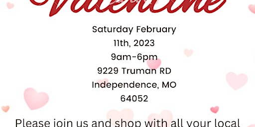 Valentine's Day Pop up Shop