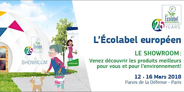 Le Showroom de l'Ecolabel européen - boutique éphémère