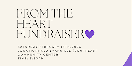 From The Heart Fundraiser