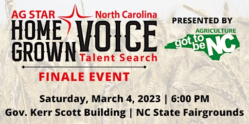 NC Ag Star Homegrown Voice Talent Search Finale