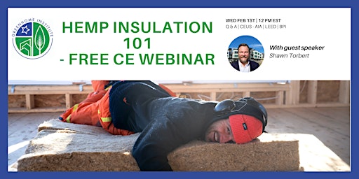 Hemp Insulation 101 - Free CE Webinar