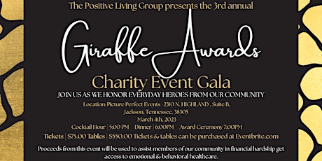 Charity Event Gala for the 3rd Annual Giraffe Awards