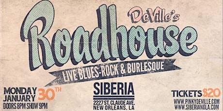 DeVille's Roadhouse - Live Blues-Rock & Burlesque