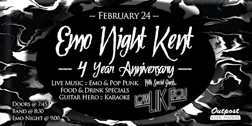 Emo Night Kent: 4 Year Anniversary