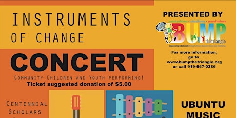 BUMP Presents: Instruments of Change Concert primary image