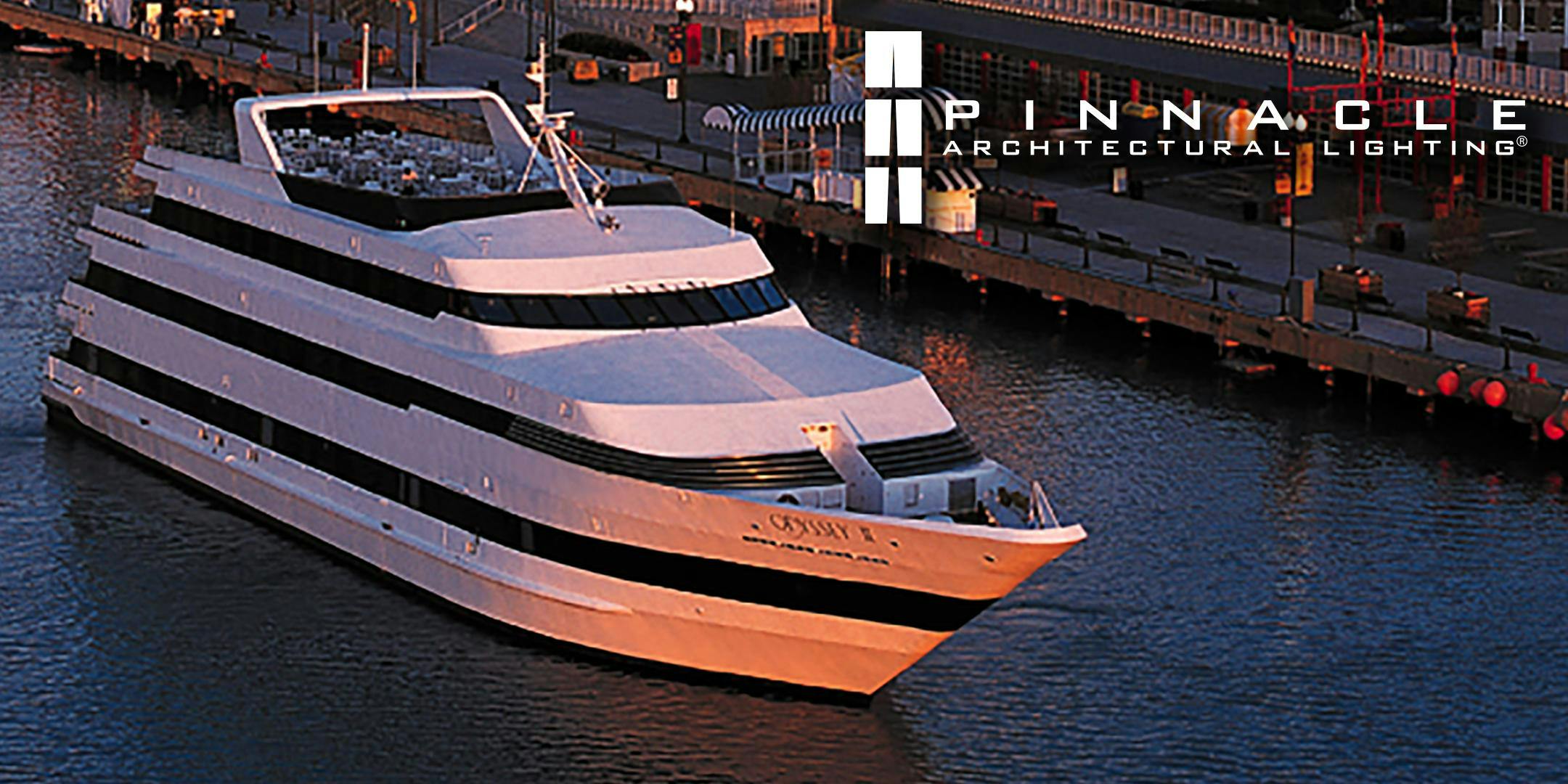 pinnacle architectural lighting boat party 5 30 pm boarding at