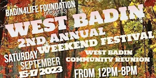 2nd Annual West Badin Festival and Community Reunion