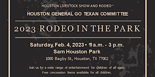 Rodeo in the Park, Presented by the Houston Livestock Show and Rodeo