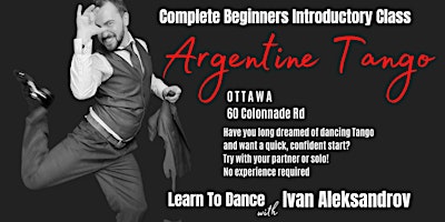 Argentine Tango Beginner Introductory Class