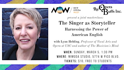 The Singer as Storyteller: Harnessing the Power of  American English