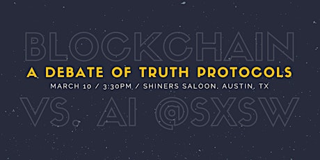 MisinfoCon Meetup: Truth Protocols Debate: Blockchain vs. AI primary image