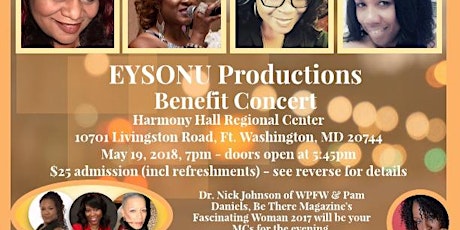 EYSONU Productions Domestic Violence Awareness Benefit Concert primary image