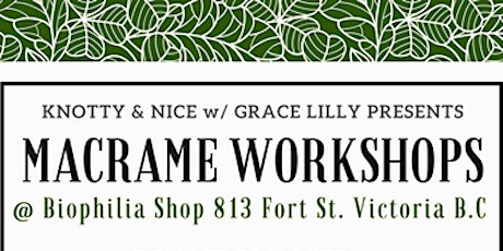 KNOTTY & NICE-Wall Hanging Workshop primary image