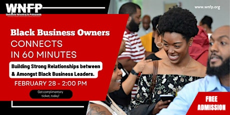 Black Business Owners Connects in 60 Minutes
