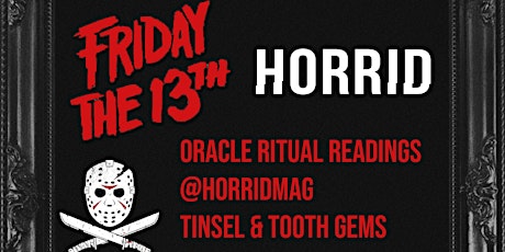 Friday the 13th Pop Up at HORRID