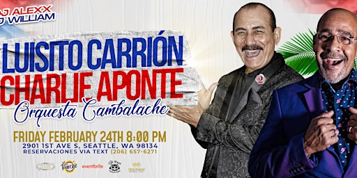 CHARLIE APONTE & LUISITO CARRION LIVE