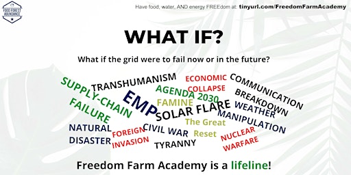 DE-centralized Food Growing & Living Off-the-Grid with Freedom Farm Academy