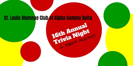 16th Annual St. Louis Alumnae Club of Alpha Gamma Delta Trivia Night