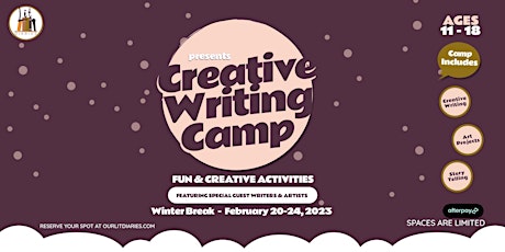 Lit Diaries Creative Writing Camp | Winter Session