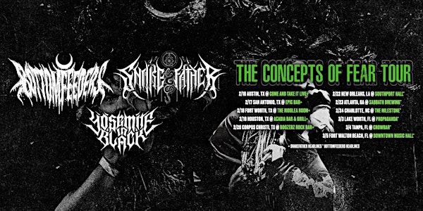 Bottomfeeders, Snake Father, & Yosemite In Black in Tampa