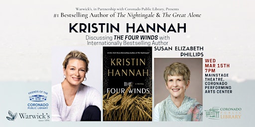 Kristin Hannah discussing The Four Winds w/Susan Elizabeth Phillips