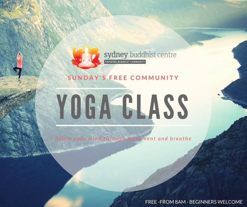 Yoga Class at the Sydney Buddhist Centre