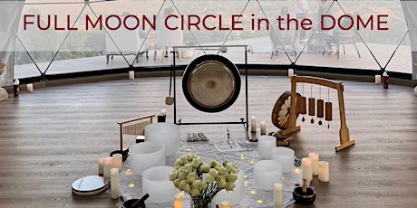 Imagem principal do evento Full Moon Circle: Breathwork and Sound Healing in the Dome