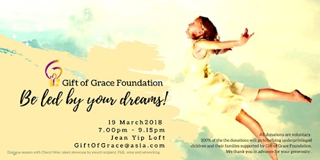 Gift of Grace Foundation: Be Led by Your Dreams primary image