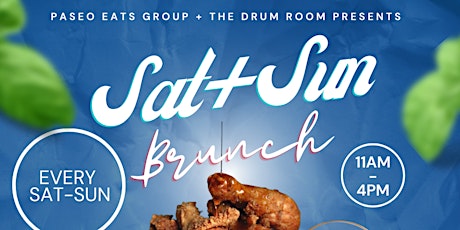 Rhythm & Brunch | Every Saturday & Sunday @ The Drum Room