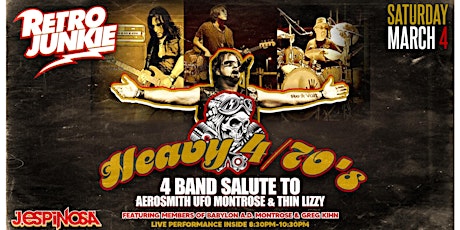 HEAVY 4/70's  (4 Band Salute to: Aerosmith, UFO, Montrose & Thin Lizzy)